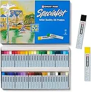 Sakura ESP12 12-Piece Cray-Pas Specialist Assorted Colors Oil Pastel Set, Assorted, 50 Color Set