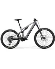 Merida eOne Sixty 7000 Dual Suspension Electric Mountain Bike Gunmetal Grey (Black)