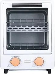 Toaster Oven Mini Oven Stainless Steel Home Small Multi-Function Cake Baking 12L Capacity 100-230° Temperature Control 0-60 Minute Timer Kitchen Tools Halogen ovens/13277 (Color : White)