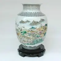 在飛比找Yahoo!奇摩拍賣優惠-INPHIC-ZF-D603 景德鎮 粉彩 百鶴圖陶瓷花瓶 