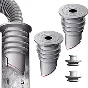 SVOCK 2pcs Washing Machine Drain Hose Seal, 45-50mm Drain Floor Cover Connector Sewer Adapter Sealing Ring Odorproof, Kitchen Sink Drain Hose Sethose Anti-Backflow Floor Drain