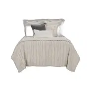 Light Blush King 100% Cotton 300 Thread Count Machine Washable Down Alternati...