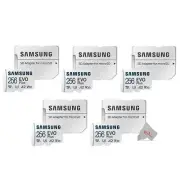 Samsung EVO Plus MicroSD 256GB, 130MBs Memory Card with Adapter - 5 Units