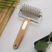 Pizza Dough Roller Docking Device with Wood Handle Effort-saving Time-saving