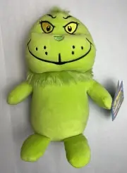 NEW Dr. Seuss Squishy GRINCH 9.5” Soft Plush Aurora Christmas Collectible $28