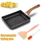 Tamagoyaki Pan Japanese Omelette Pan Coating Square Egg Fry Non-Stick Pan Kit °
