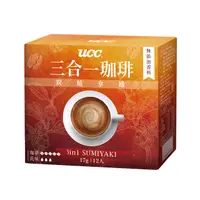 在飛比找PChome24h購物優惠-UCC 3合1珈琲 炭燒拿鐵(17g*12入)x6