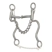 WW Roper 1/2in Comfort Long Shank Snaffle Bit