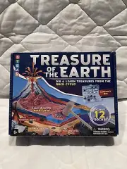 Gemstone Dig Kit Steam Excavate Dig Reveal 12 Gems Plus Tools And Collectors Box