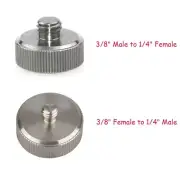 CAMVATE Stainless Steel Screw Adapter 1/4"-20 to 3/8"-16 Tripod Monopod Camera