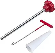 BEALIFE Effective for Cars ATVs and Bicycles with Valve Stem Tool Kit Ensuring Easy and Smooth Quick Change Tire Valve Tool Kit, 3pcs red