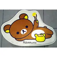 在飛比找蝦皮購物優惠-Rilakkuma [拉拉熊] 吃一口甜蜜造型地墊 防滑 止