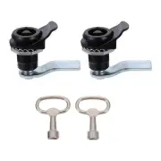 2 Sets Table Plunger Lock Drawer Plunger Lock Security Mailbox Locks