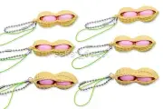 NEW 6 piece Peanut Popping Fidget Stress Relief Toy Ships From US
