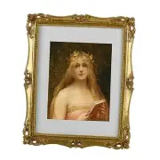 11x14 Vintage Picture Frames with Glass Front, Ornate Frame, 11x14 inch Gold