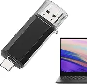 128GB Type C Flash Drive | 2 in 1 Stick | Stick with Large Storage Space for Computers,