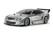 Tamiya 47493A 1:10 Silver RC 2002 Mercedes-Benz CLK AMG Racing Version Car Kit