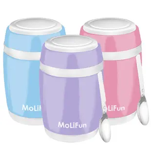 MoliFun魔力坊 不鏽鋼真空保鮮保溫燜燒食物罐480ml