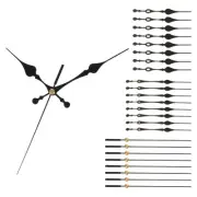 Clock Hands, 8 Set Clock Hands Kits Clock Mechanism Movement Aluminum,Black,A13