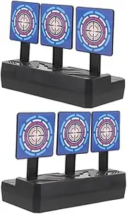2pcs Target Practice Targets Auto Resetting Game Soft Board Rebounding Board Resettable Training Use React Competition Training Sport Adjustable Practice Range Plastic