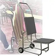 Stacking Chair Dolly, Push Style Transport Cart, for Community Parties Meeting Banquets Clubs Birthdays Hotels(Color 1)