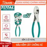 TOTAL SLIDE NIPPERS 2 孔鉗 6-8-10 英寸長,亮黑色,工業常用 - [XSAFE]