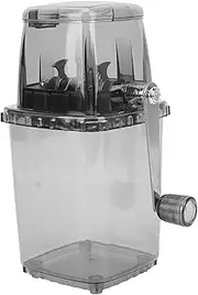 Manual Hand Crank Ice Crusher and Bait Grinder - 1.2L Portable Ice Shaver for Kitchen Bar or Fishing Use