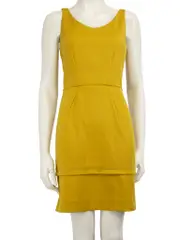 Yellow Midi Bodycon Dress