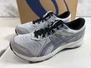 ASICS Men's Gel-Contend 8 Running Shoes, Piedmont Grey/ASICS Blue Size 14