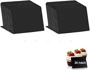 26 Pcs Mini Chalkboard Signs Set, Easy to Write and Wipe Out Food Chalkboard Signs for Parties Reusable Food Labels for School,Wedding/Birthday,Buffet,Party,Message Boards