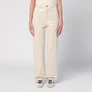 [Golden Goose] Trousers with transparent sequins écru 29 Beige