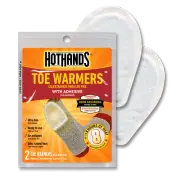 8 PCS OF HOTHANDS TOE WARMER WITH ADHESIVE UP TO 8 HOURS OF HEAT PER PAIR!