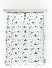 Franco Peanuts Snoopy Holiday & Christmas Bedding Super Soft 100% Cotton Flannel Sheet Set, Queen, (Officially Licensed Product)