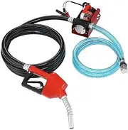 Diesel Fuel Transfer Pump Kit 10GPM 12V DC Portable Electric Self-Priming Fuel Transfer Extractor Applicable for Refueling(EU 10GPM 12V 1-4HP)