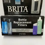 Brita Water Bottle Replacement Filters - 2 Pack NEW