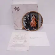 Knowles China - 1983 Norman Rockwell "Standing in the Doorway" Collectors Plate