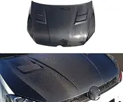 hood vents， Carbon Fiber Bonnet Hood Compatible For VW Golf 7 MK7 GTI R 2014-2017 Engine Bonnet Hood
