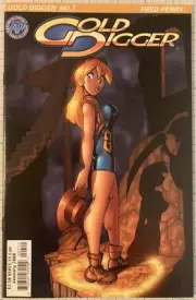 Gold Digger #7 NM Fred Perry Cover 2000 Antarctic Press