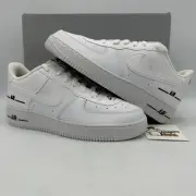Nike Air Force 1 LV8 3 Low Multiple Logos Size 7y White