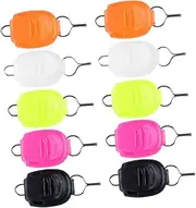 UPKOCH Mixed Color Luminous Fishing Line Clips Durable Fishing Wheel Stoppers Thread Lock Buckles Compact Tackle Accessories for Easy Use and Storage