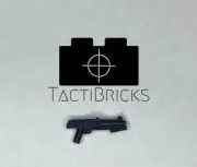 Tactibricks DC-15 Blaster Carbine For Lego Star Wars Clone Trooper Minifigures