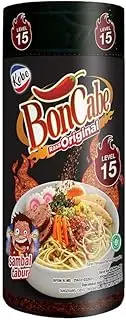 Kobe Bon CABE Sambal Tabur (Chili Original Flavor Level 15) - 1.76oz (Pack of 3)
