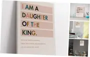 LiTiu Bible Verse I am A Framed Wall Art Canvas Prints Daughter Of The King