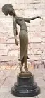 Chiparus Egyptian Dancer Bronze Statue Classic Art Deco Home Decor