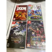 在飛比找蝦皮購物優惠-switch遊戲片/毀滅戰士DOOM、東京奧運、海賊無雙4、