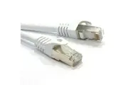 Astrotek CAT6A Shielded Cable 2m Grey/White Color 10GbE RJ45 Ethernet Network LAN S/FTP LSZH Cord 26AWG PVC Jacket