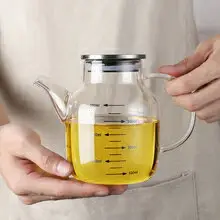 廚房家用玻璃油壺防漏油瓶不掛油大容量裝油罐倒醬油醋調料瓶容器