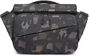 [Generic] Multifunctional Men's Messenger Bag USB College Student Fashion Brand Shoulder Bag Black
