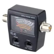 Premium Power Meter for HAM Mobile Radio UHF VHF 144430MHz 200W RS40 Model