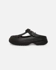 [CROCS] Crocs Women's Classic Mary Jane Clog Black - Size 5 5 Black